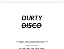 Tablet Screenshot of durtydisco.com